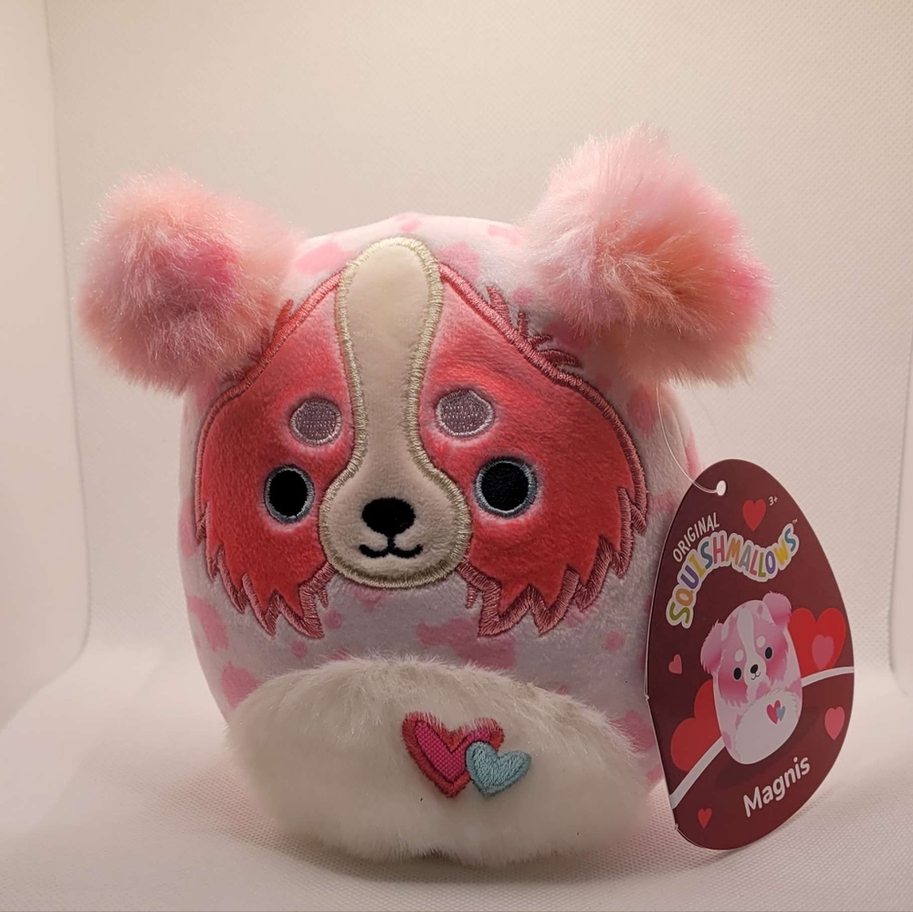 Magnis the Pink Dog 5 Inch 2024 Valentine's Squishmallow!